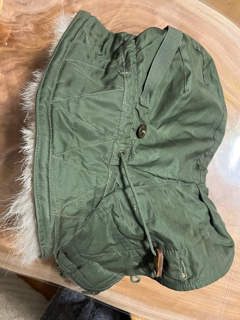 【超美品　デッド】米軍実物　M-51 リアル　コヨーテファー付フード　ワイヤー入