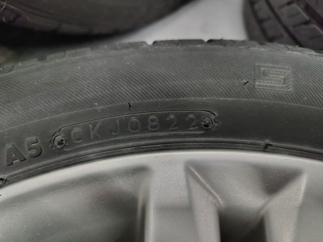 LA100Sムーブカスタム純正アルミタイヤ4本セット/12000円