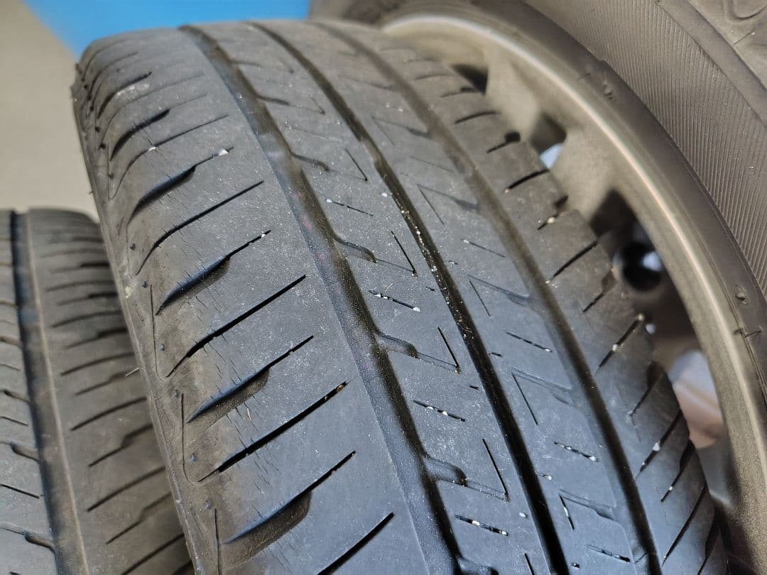 LA100Sムーブカスタム純正アルミタイヤ4本セット/12000円