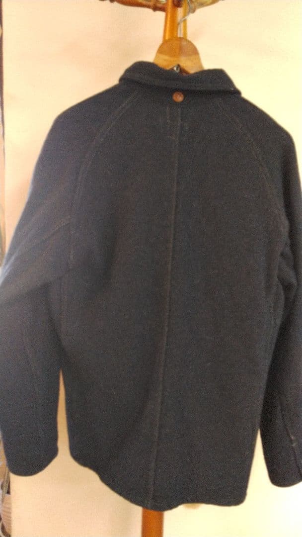 ポストオーバーオール M　スウィートベアウール カバーオール ダークネイビー