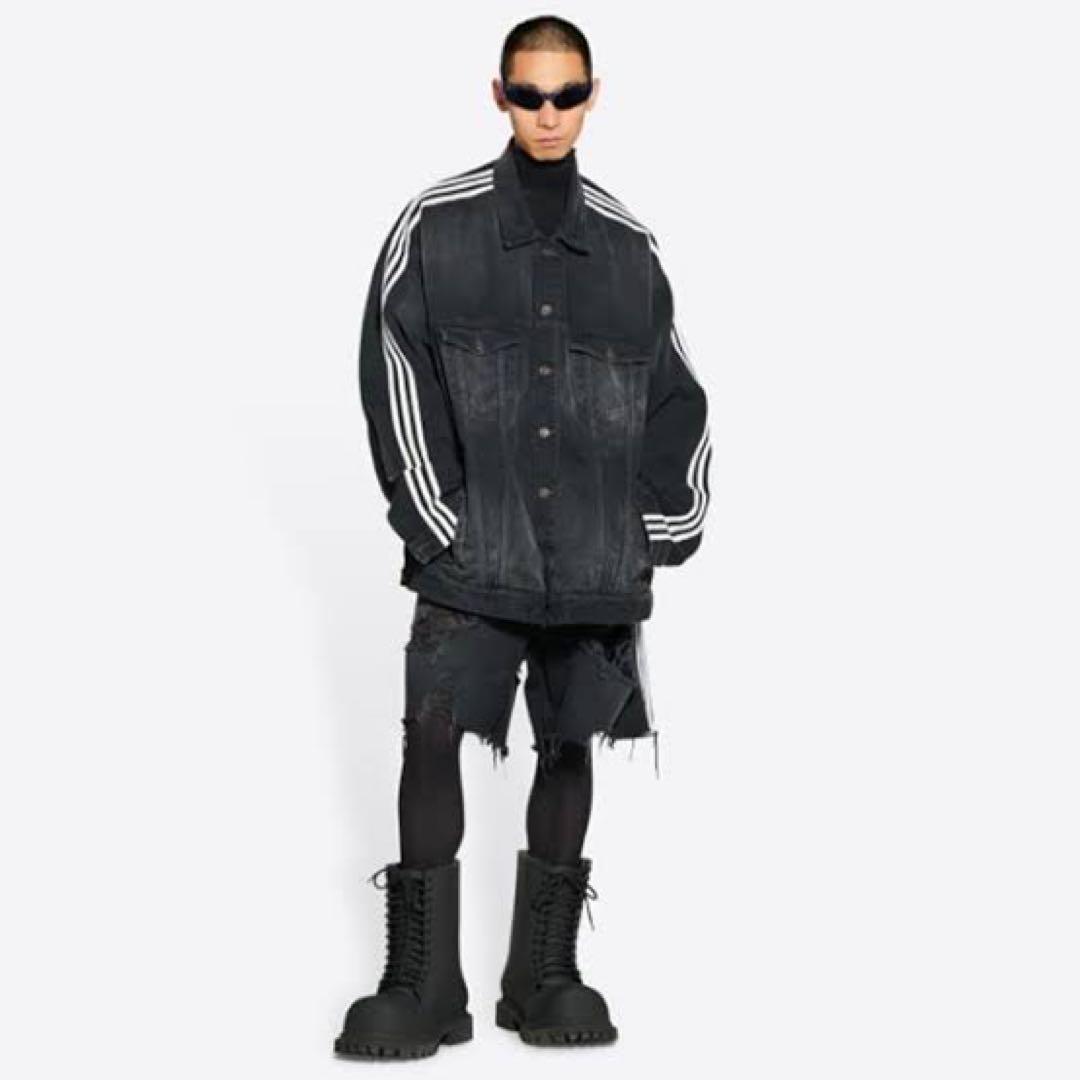 ニックネーム・落札禁止balenciaga × adidasデニムショー