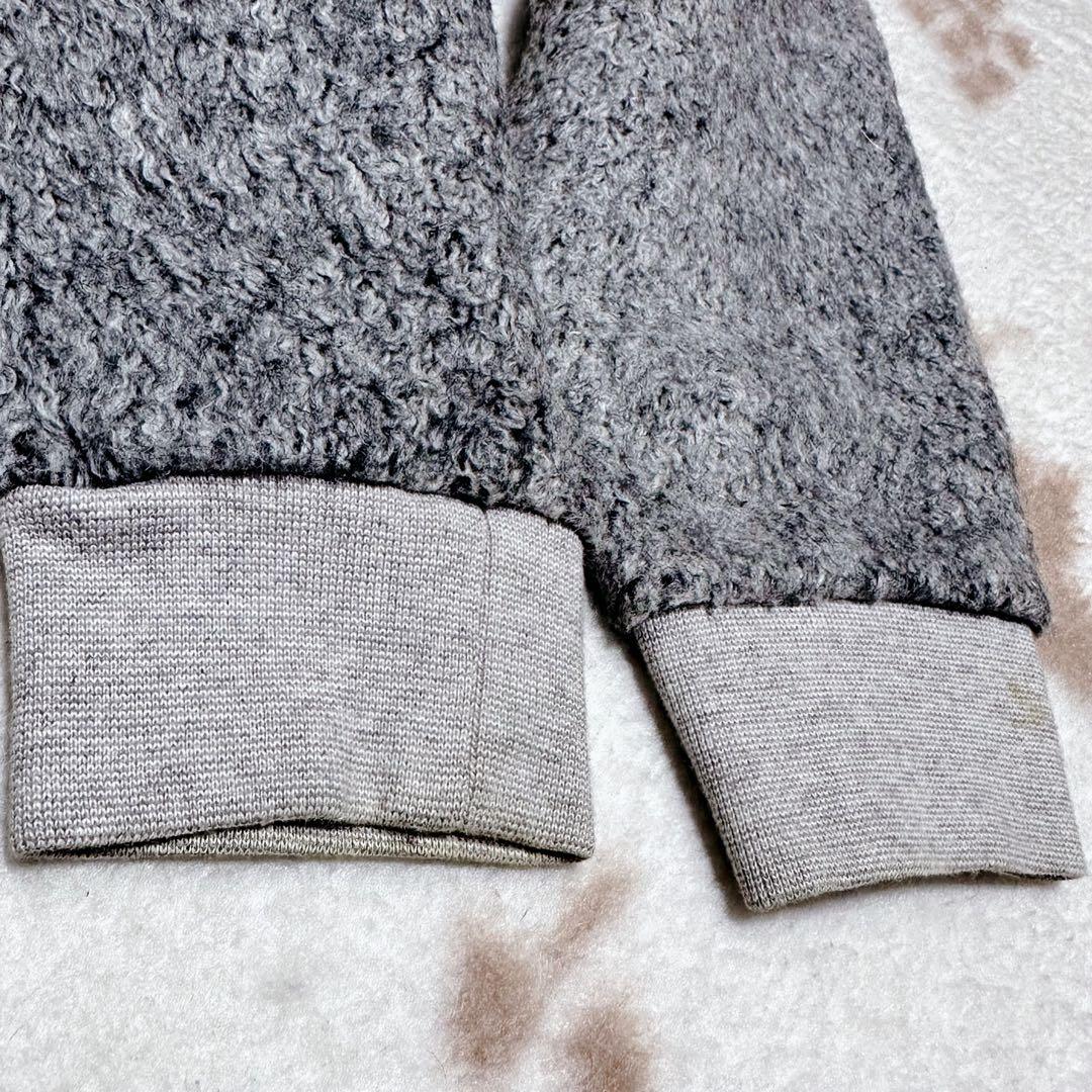 ヒステリックグラマー ヒスガール スカル 切り替え パーカー ジャケット ウール