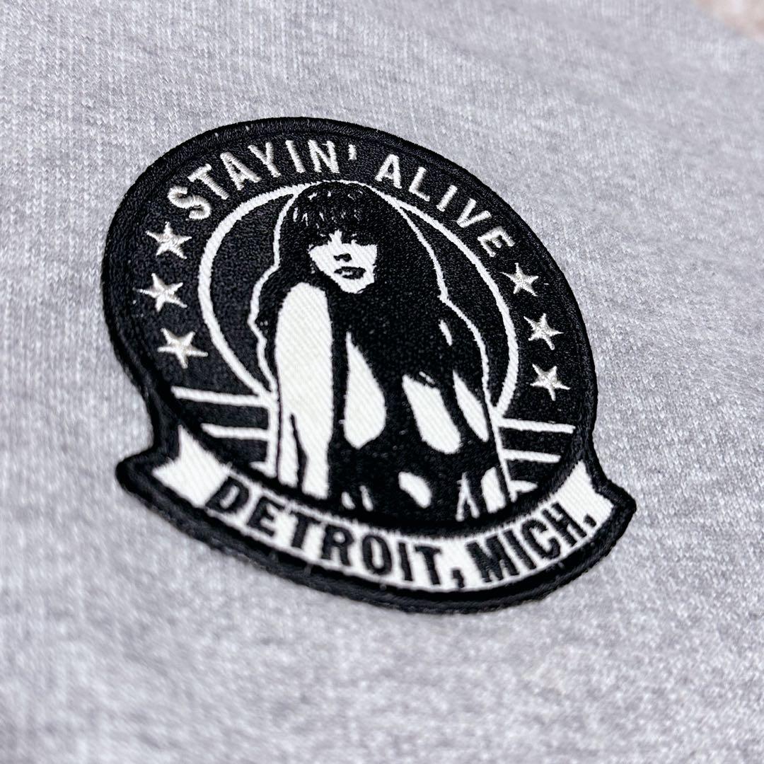 ヒステリックグラマー ヒスガール スカル 切り替え パーカー ジャケット ウール