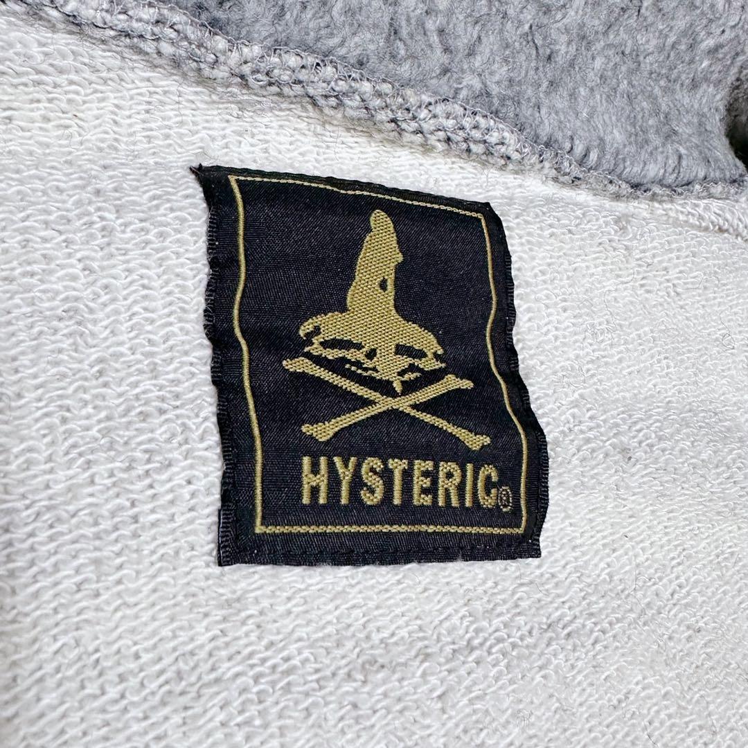 ヒステリックグラマー ヒスガール スカル 切り替え パーカー ジャケット ウール