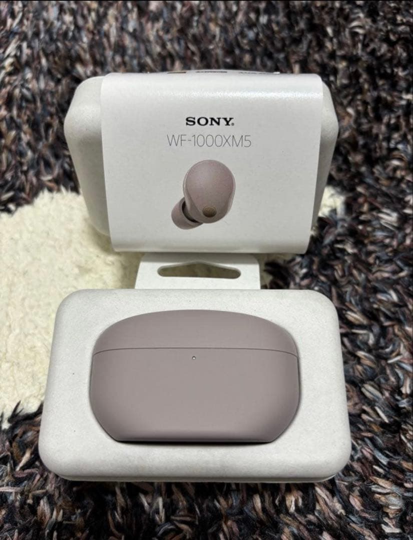 [美品] SONY wf-1000xm5 スモーキーピンク 充電ケース+付属品