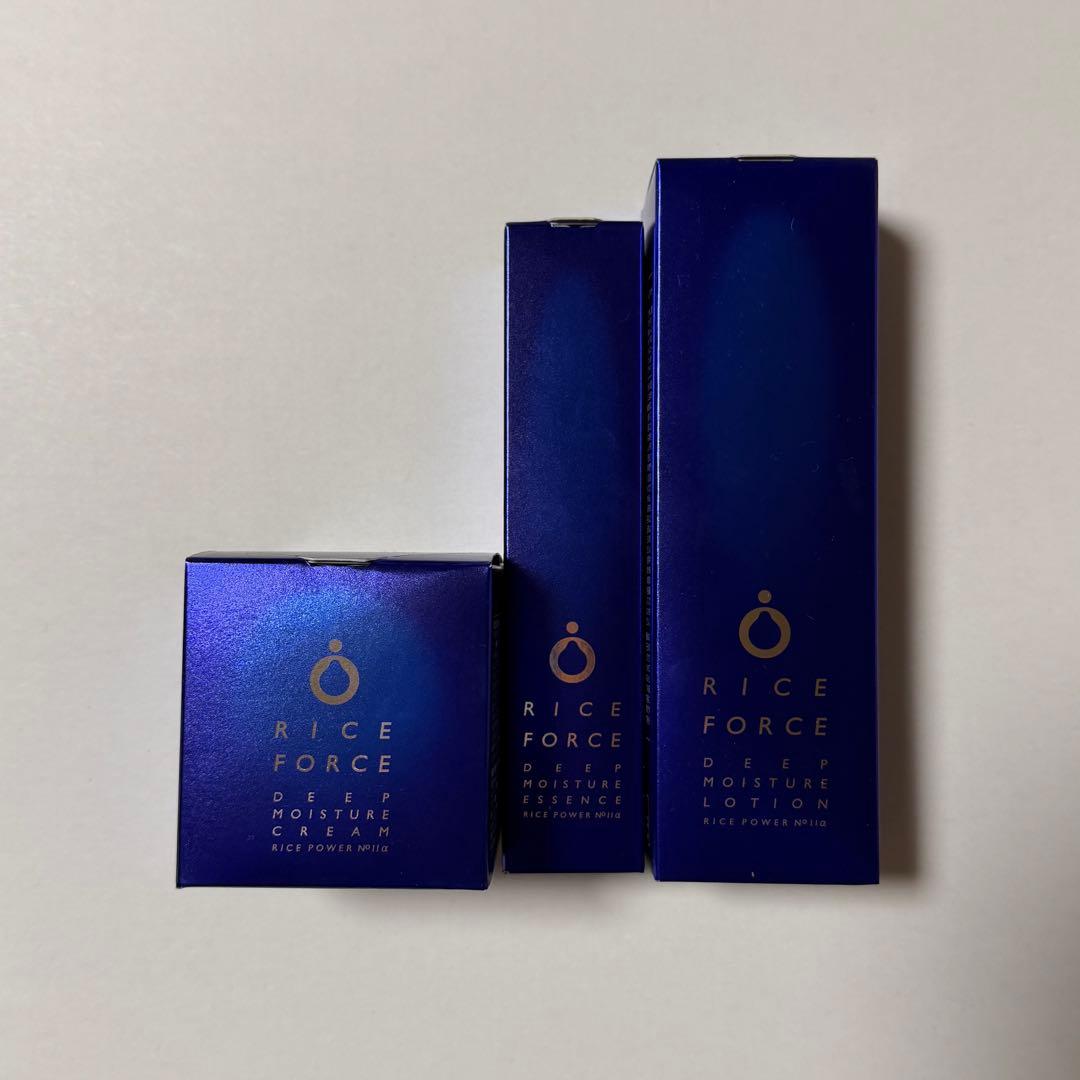 新品未開封ライスフォース ディープモイスチュアシリーズ セット