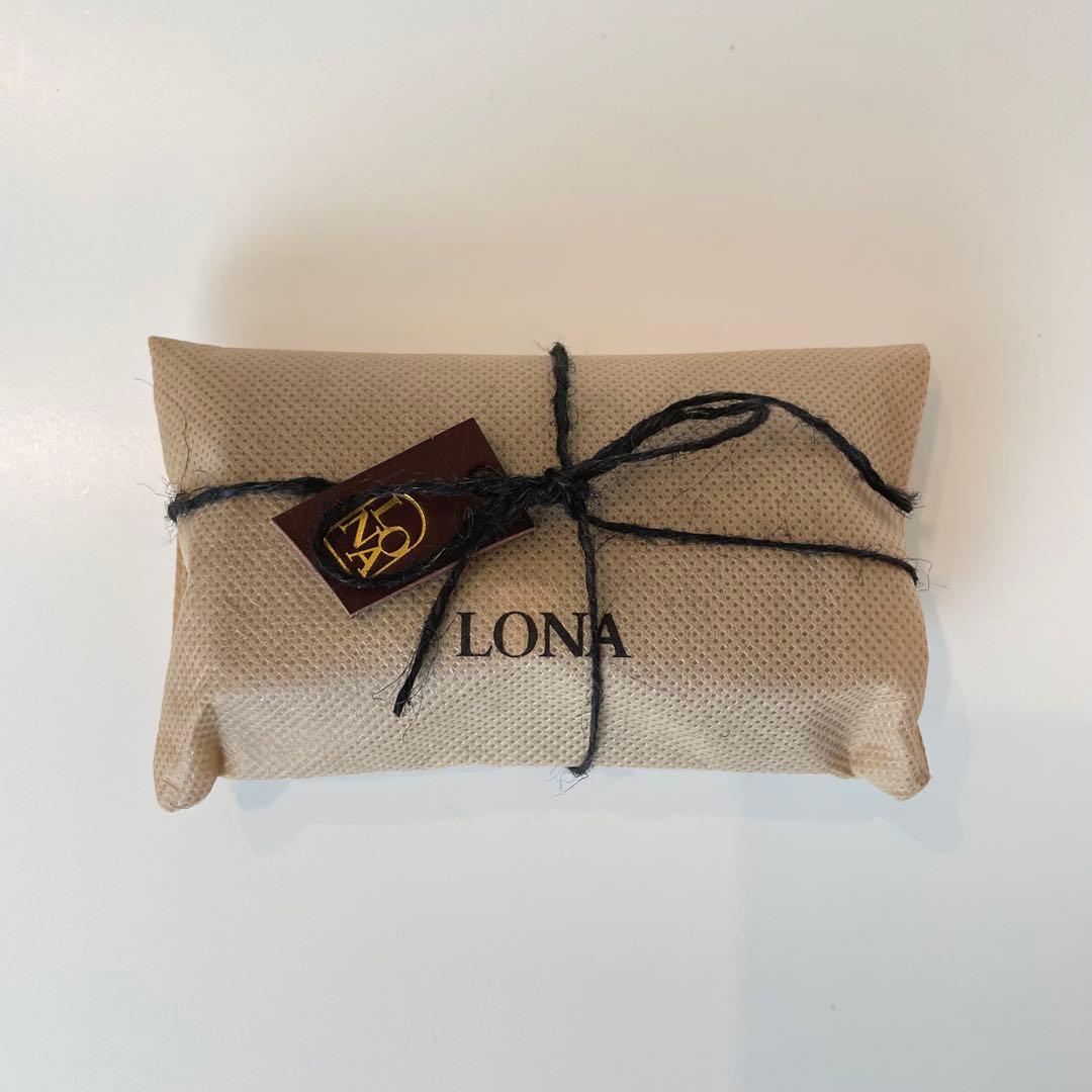 【新品・未使用】 LONA Clasp-O card case ブラウニー