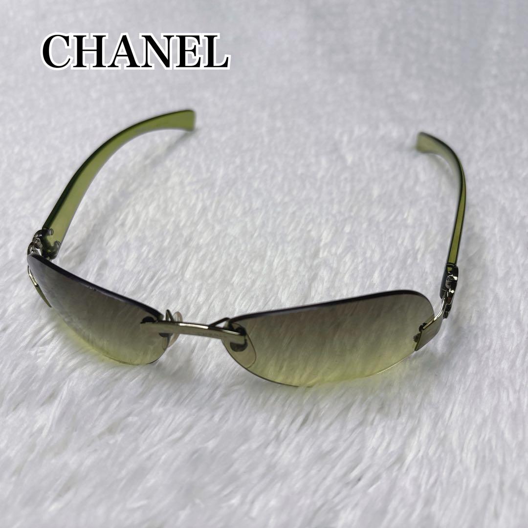 シャネル 4037ココマーク サングラス グリーン 59□15