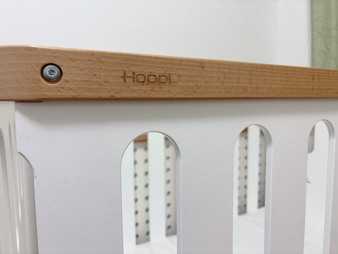 HOPPL bébéd ホワイト ベビーベッド