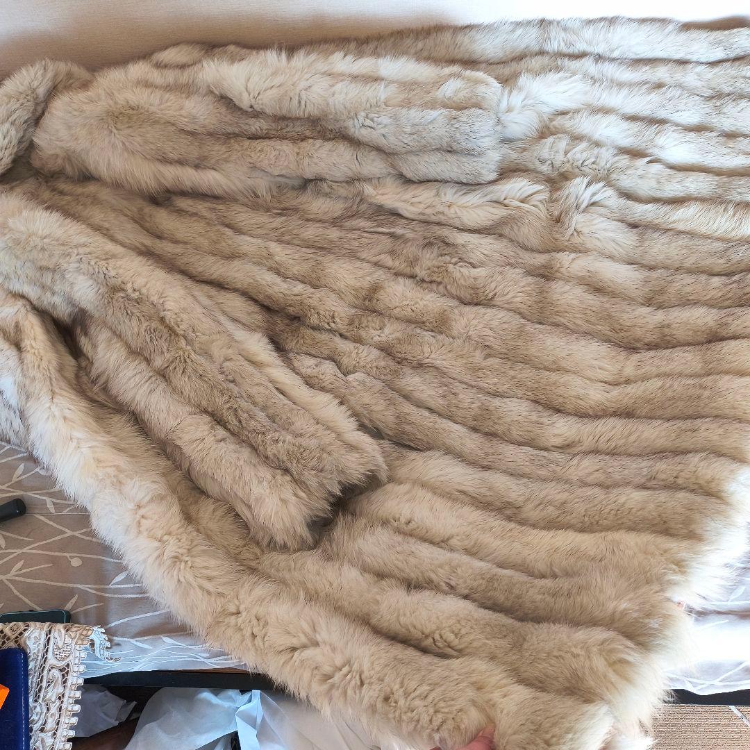 サガフォックス Jindo ブルーフォックス ロングコート M ボリューミー