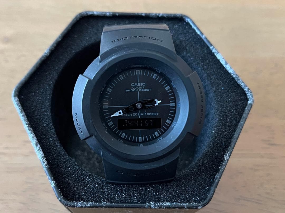 カシオ G-SHOCK AW-500BB-1EDR 海外モデル