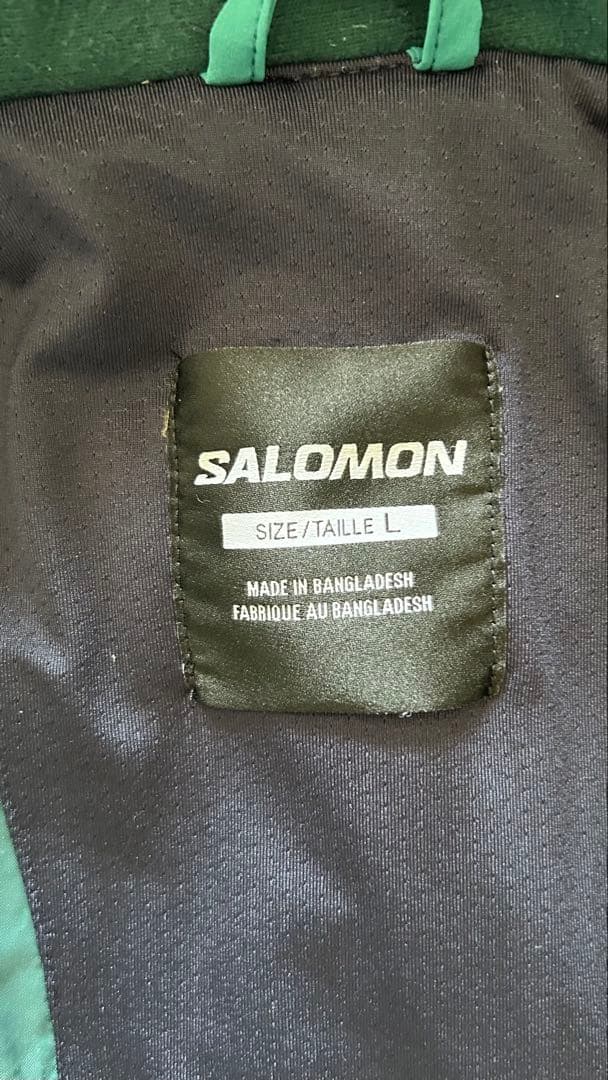 サロモン SALOMON BRILLIANT JKT Ｌサイズ　グリーン