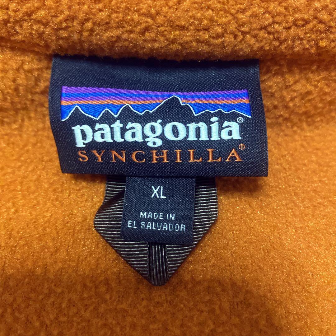 当日発送フォロー割FA24 patagonia フリースベスト XL オレンジ