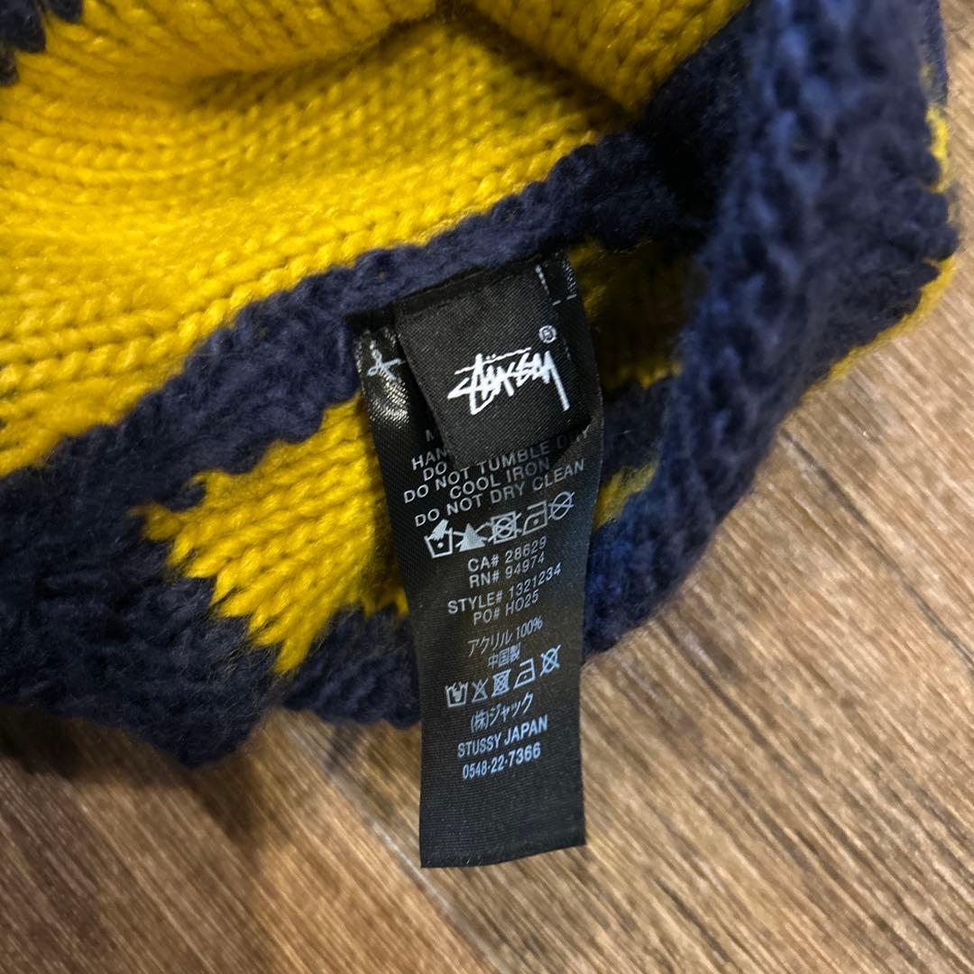 Stussy Sロゴ ニット帽 Navy（早い者勝ち）