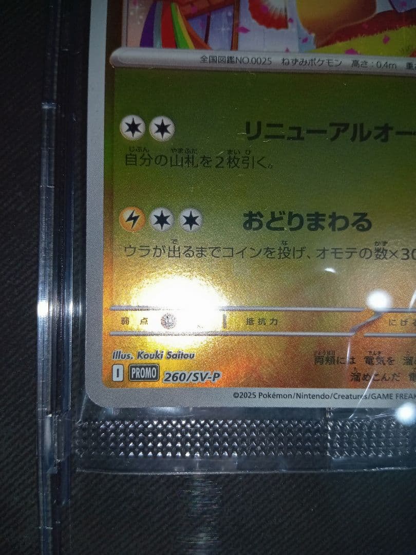 ポケモンカード　ポケカ　トウホクのピカチュウ