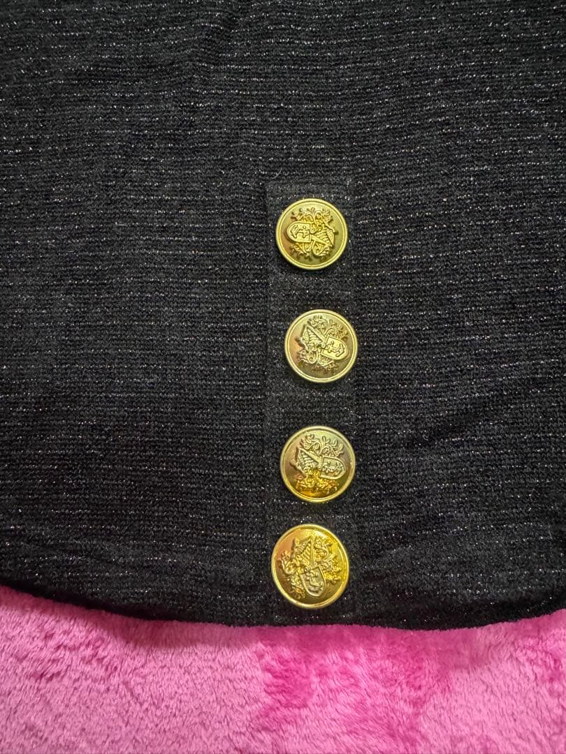 d.i.a. ブラック　ラメ　ベアトップ