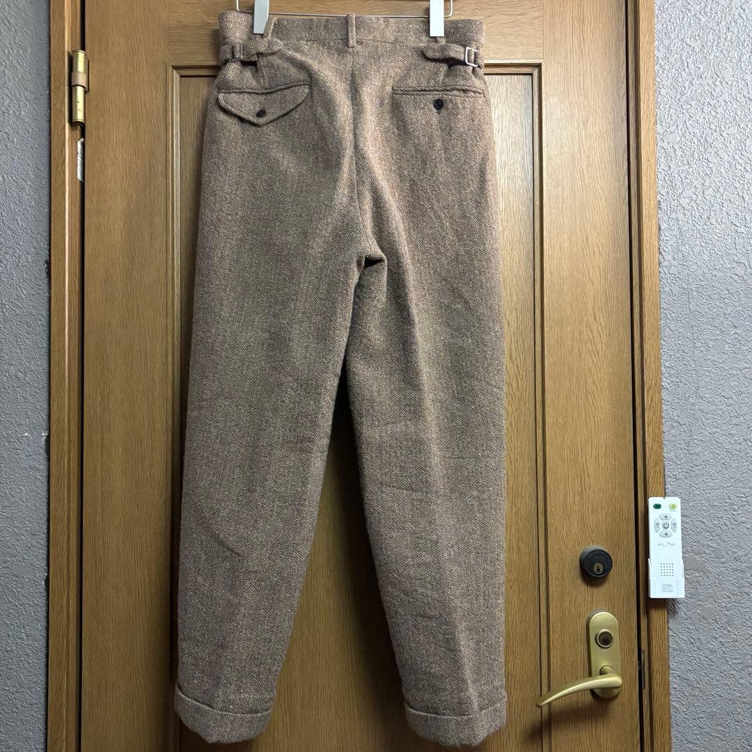 パンツ 23AW a.presse Tweed Two Tuck Trousers