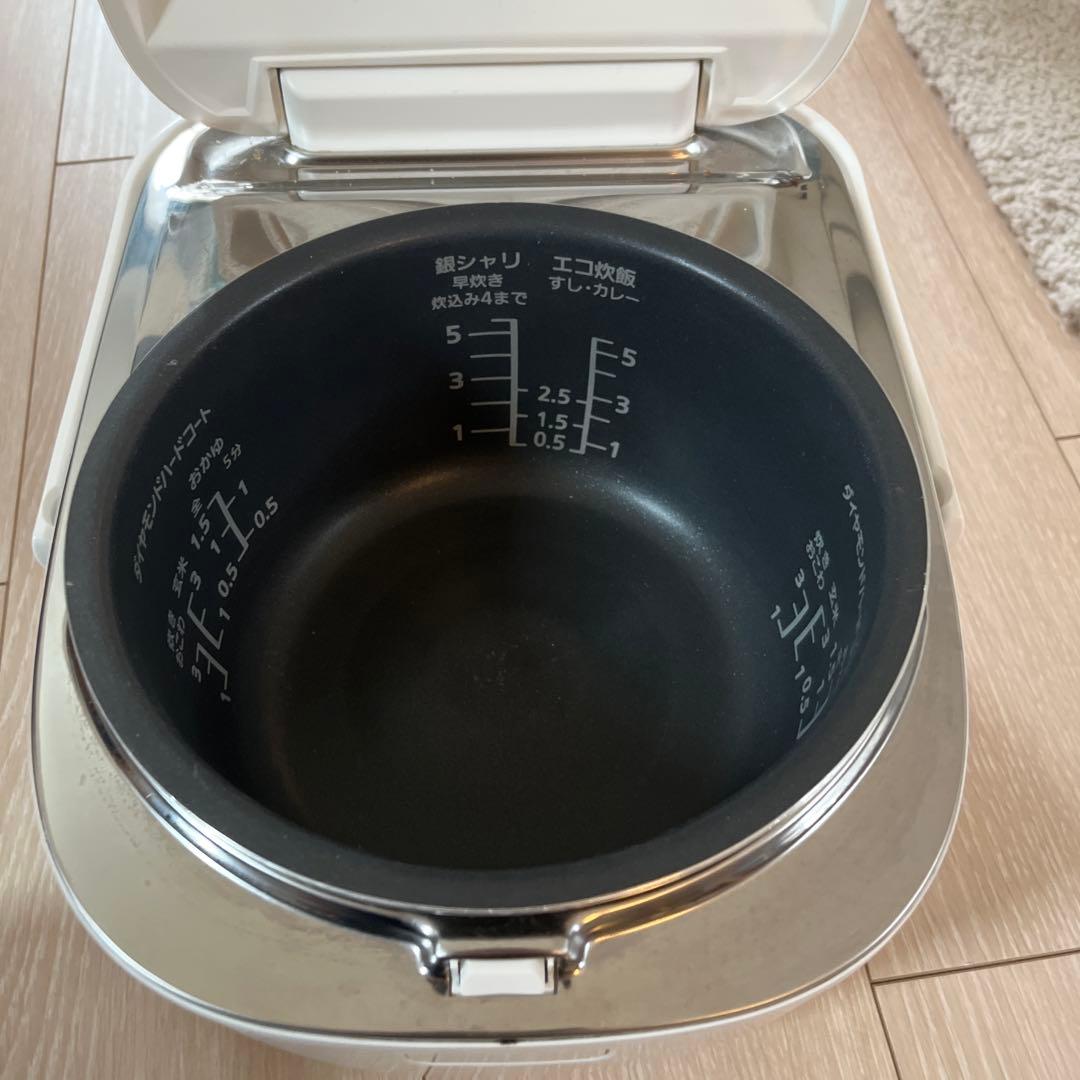 Panasonic 炊飯器 5合 ブラックコーティング