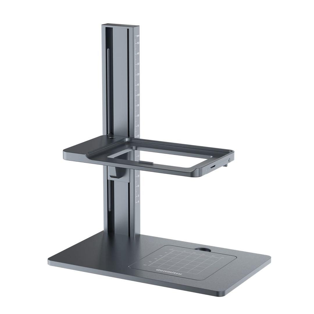 ◯レーザーリフトコラムスタンド、Z4レーザーカッター用手動高さ調整スタンド