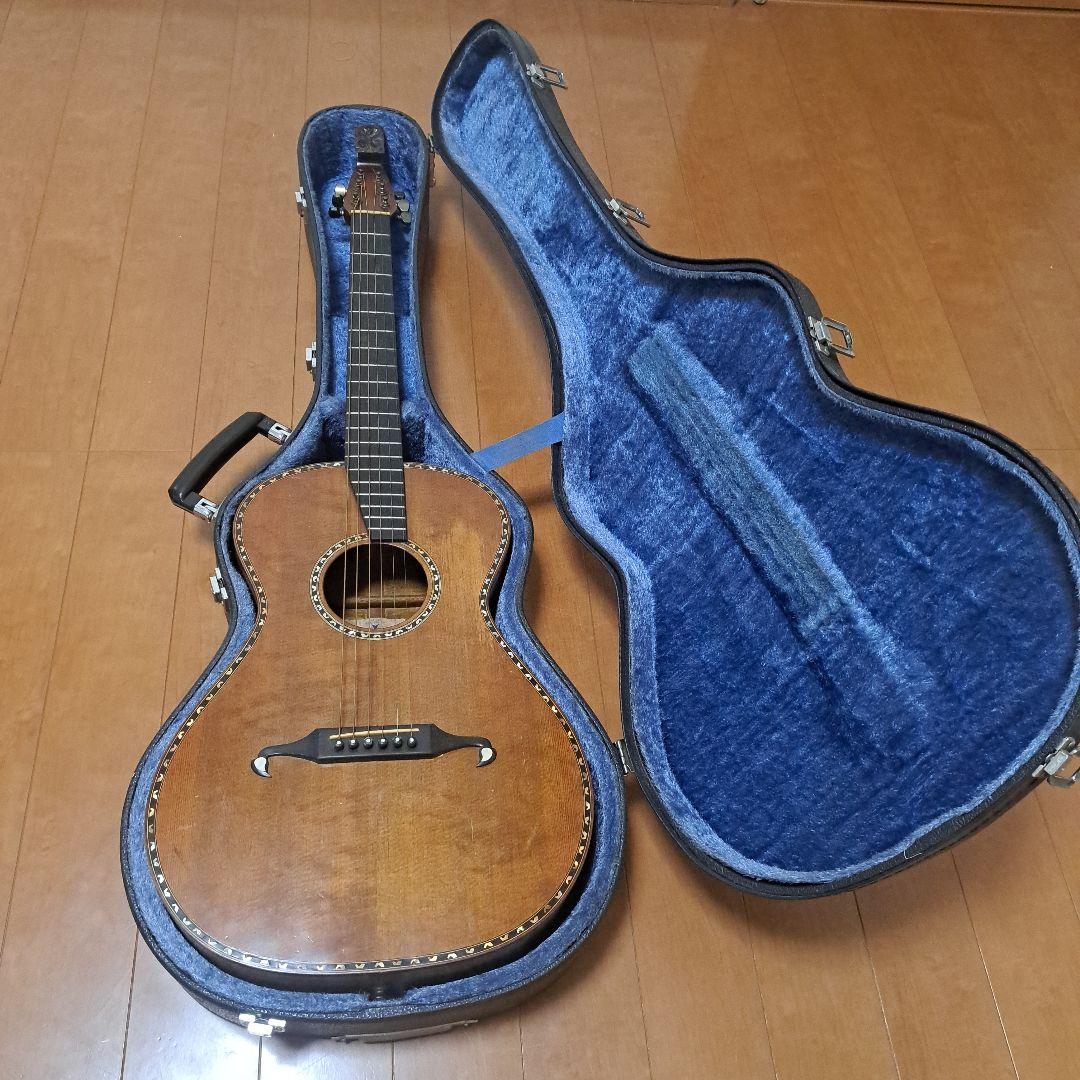 K.yairi FK-1初期ヘッド花彫刻　ヴィンテージアコースティックギター