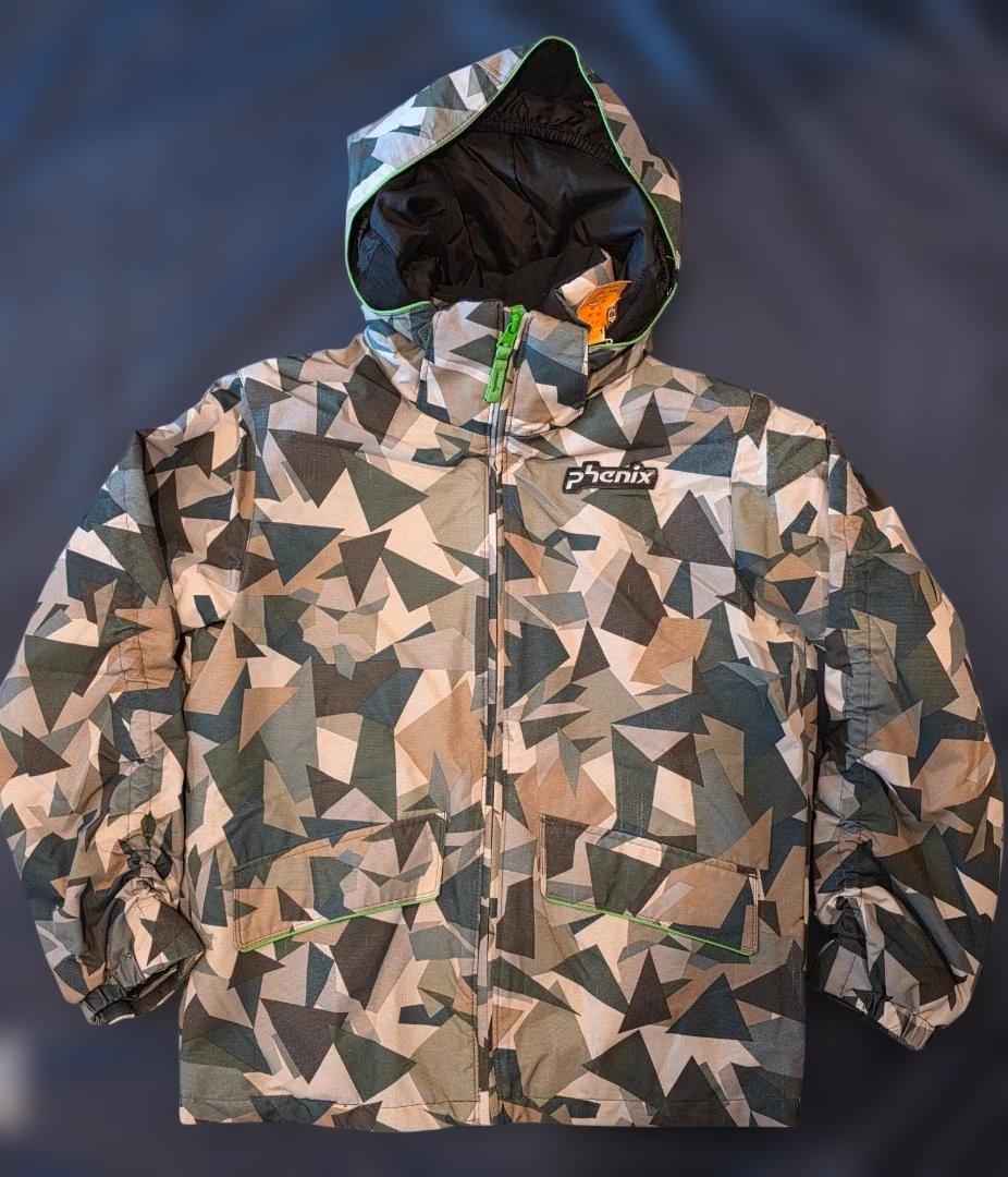 【撥水加工クリーニング済み】Phenix 迷彩柄 子供用スキーウェア (150)