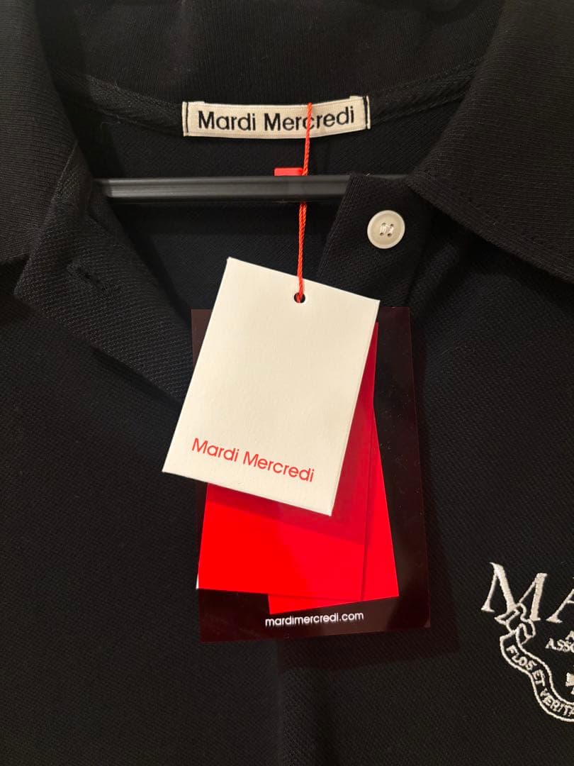 【mardi】マルディ ポロシャツ 半袖 黒