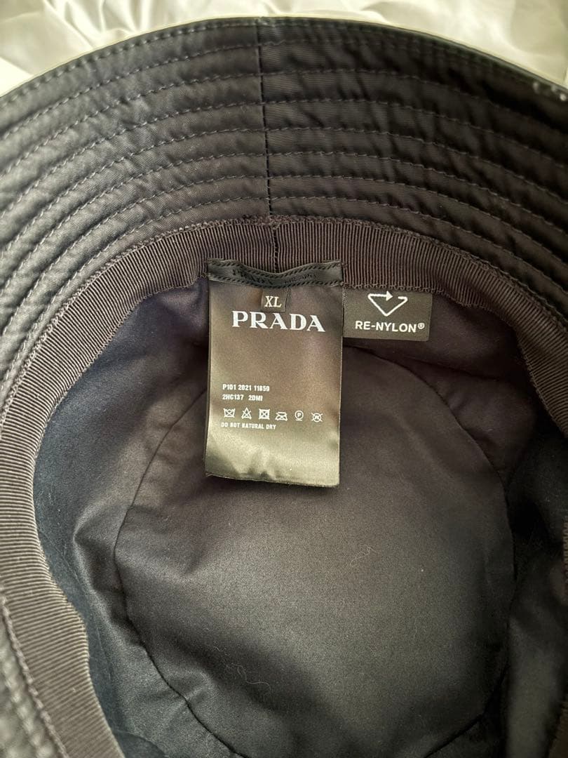 PRADA バケットハット XL RE-NYLON ユニセックス