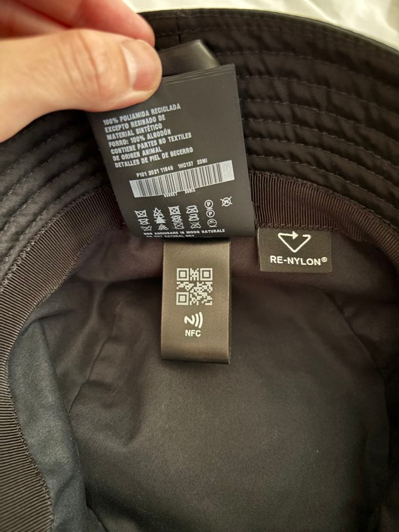 PRADA バケットハット XL RE-NYLON ユニセックス