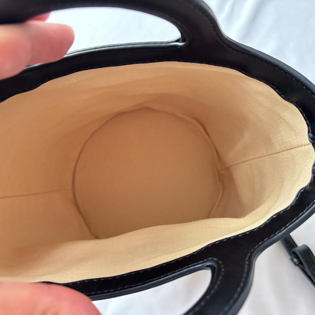 美品 マルニ トロピカリア 2way ハンドバッグ ショルダー お洒落 ブラック