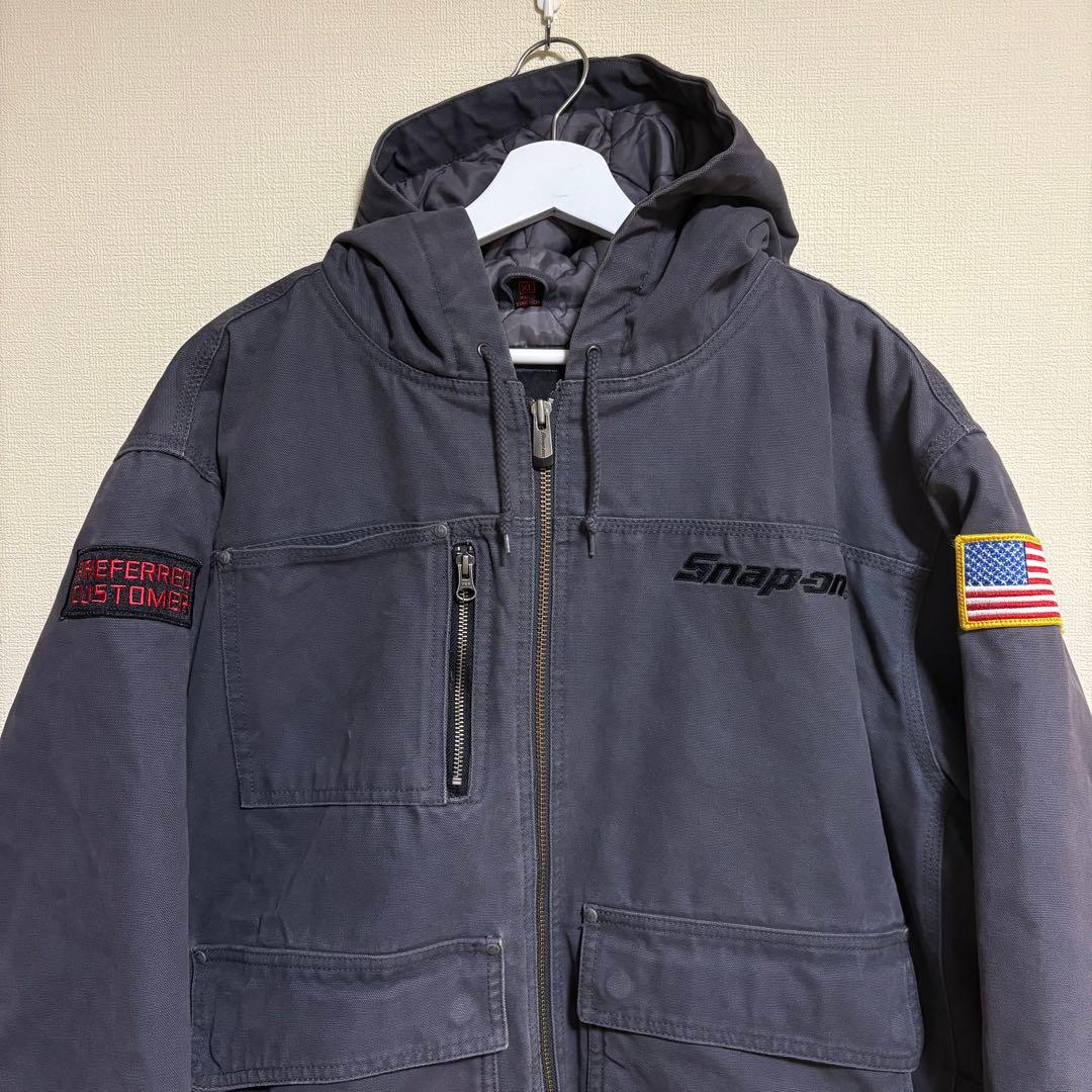 Snap-on キャンバス ジャケット パーカー ダック アクティブジャケット
