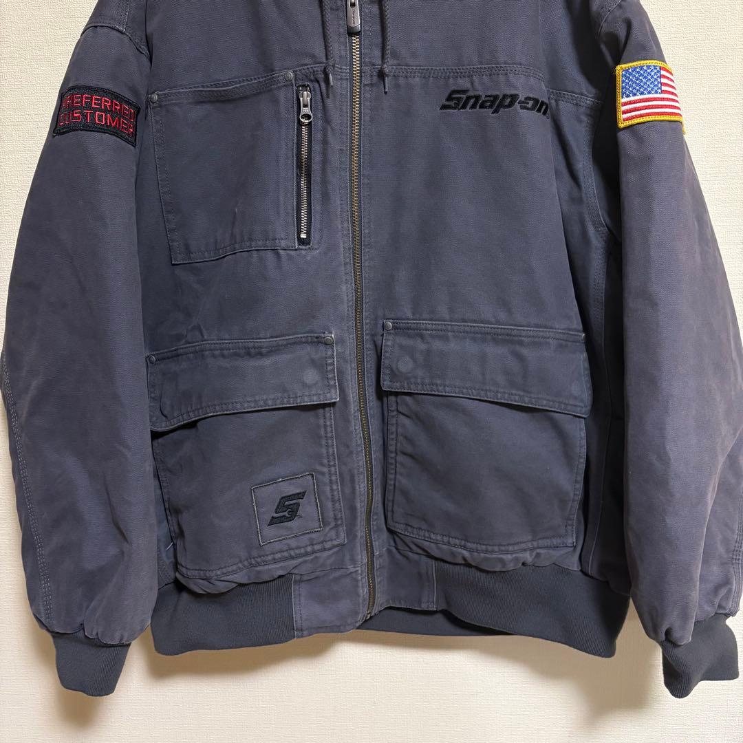 Snap-on キャンバス ジャケット パーカー ダック アクティブジャケット