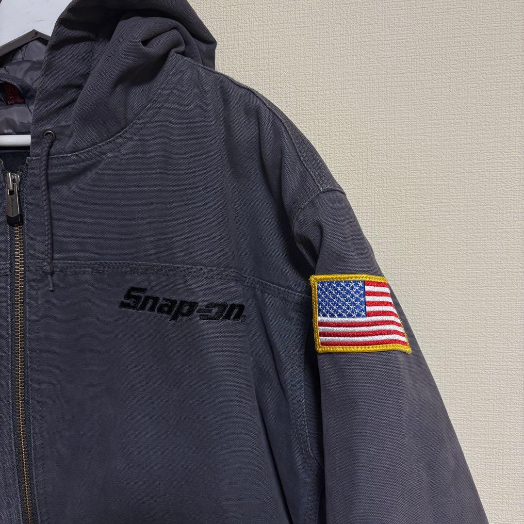Snap-on キャンバス ジャケット パーカー ダック アクティブジャケット