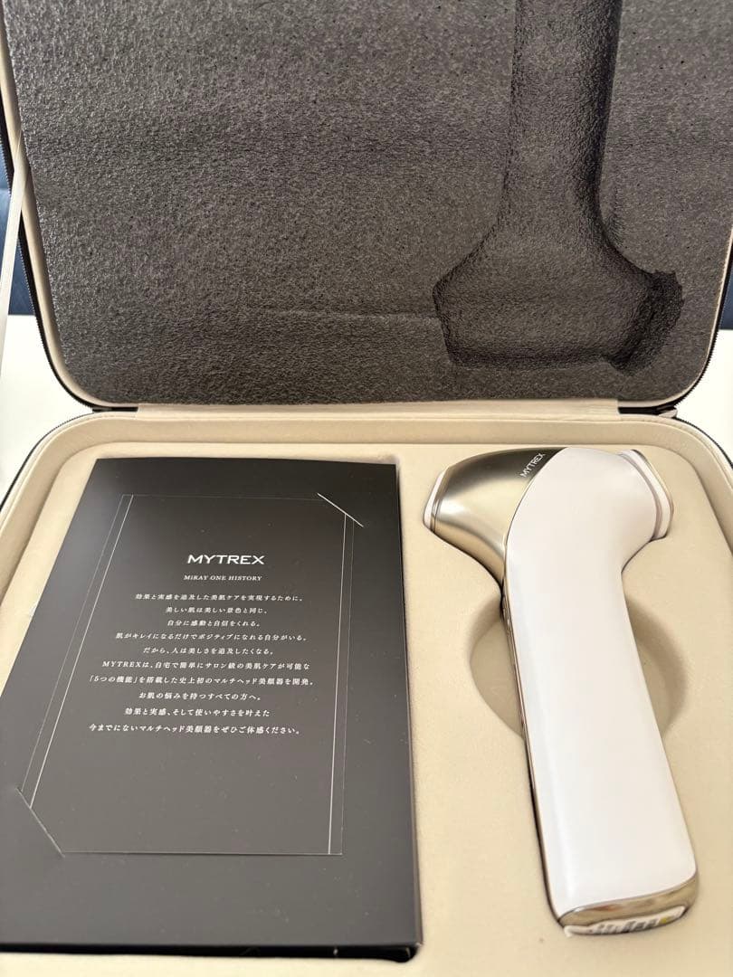 【MYTREX MiRAY ONE ホワイト美顔器 リフトアップ