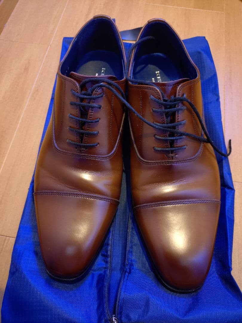 KENFORD ブラウン ビジネスシューズ　4E　KN72