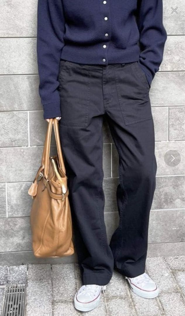 新品 Spick & Span ルーズベイカーパンツ 36サイズ ブラック