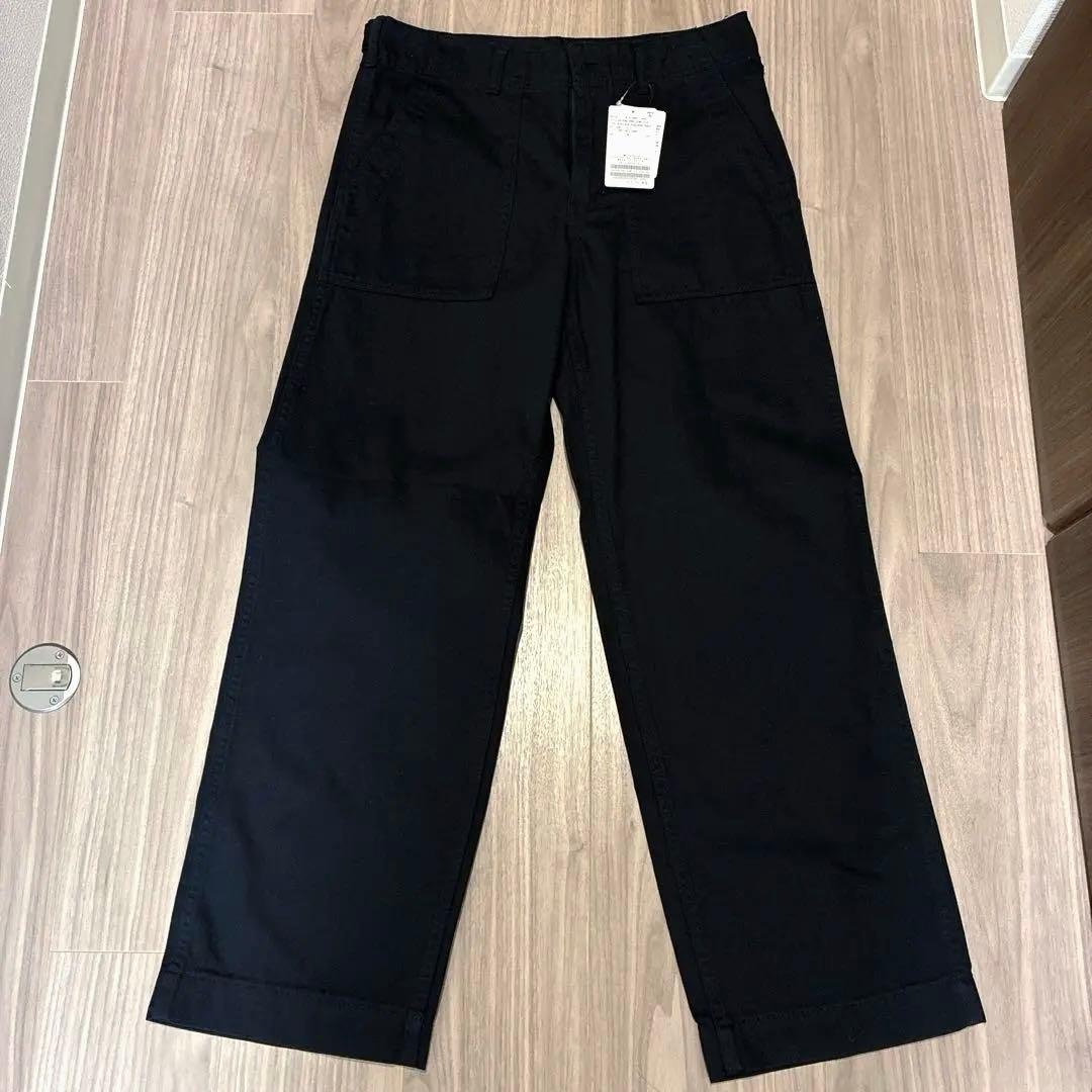 新品 Spick & Span ルーズベイカーパンツ 36サイズ ブラック