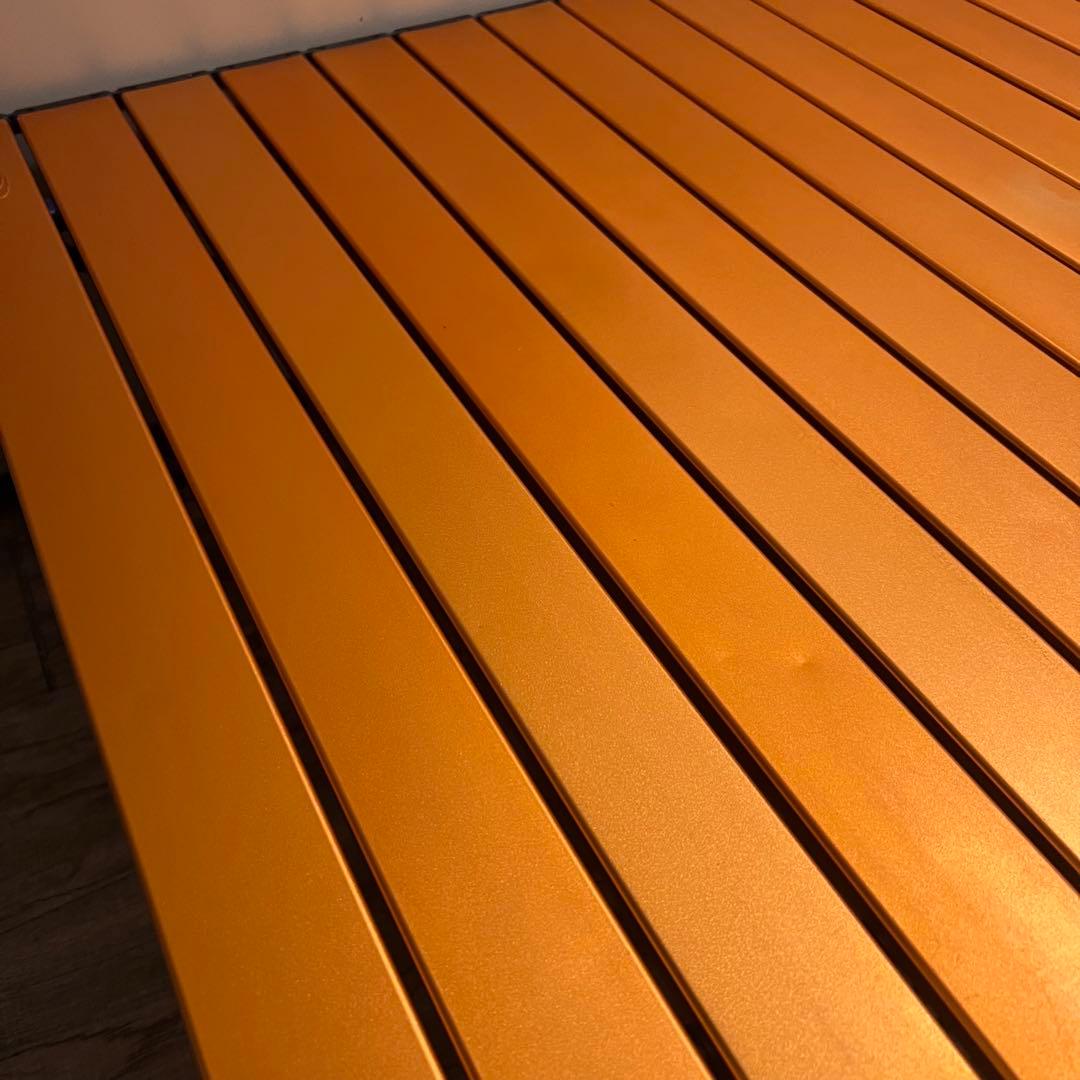 希少品‼️COLEMAN × BEAMS コラボ 限定品オレンジ ステージテーブル