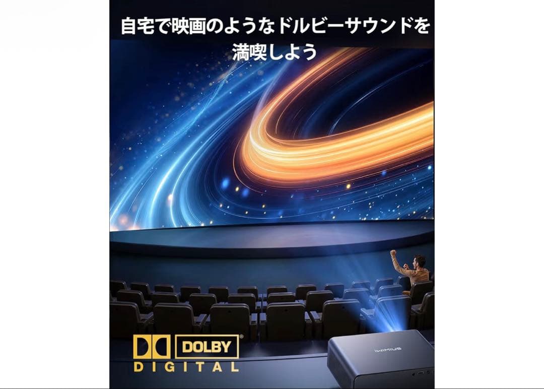 プロジェクター 4k【Netflixライセンス&20WDoIby対応】