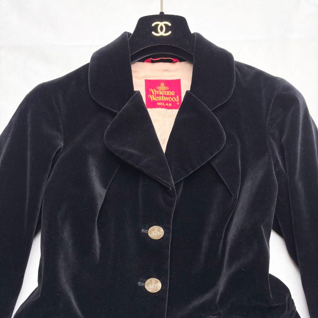 激レア ヴィヴィアンウエストウッド ベッティーナジャケット オーブ金ボタン 別珍