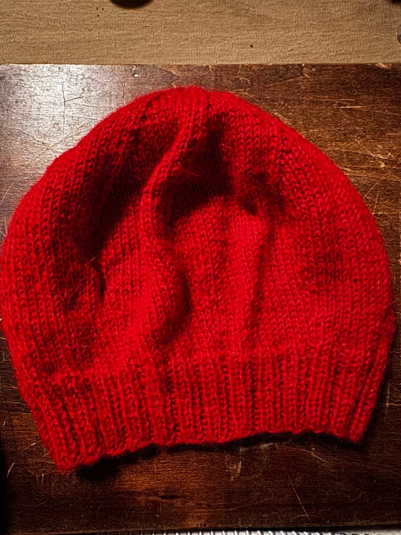 美品　ダニエラ☀︎グレジス　赤ニット帽