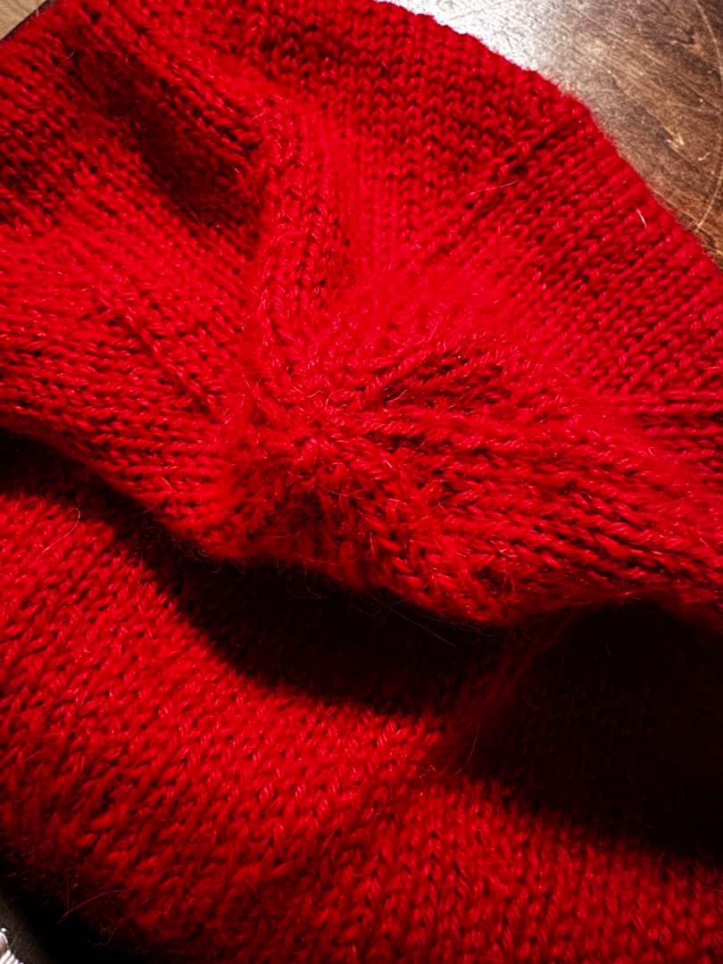 美品　ダニエラ☀︎グレジス　赤ニット帽