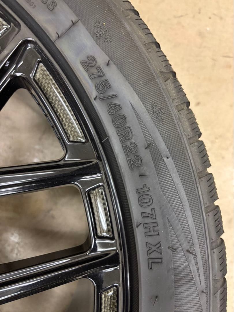 m*8様  x7 タイヤ・ホイールセット 2024年製 22インチ