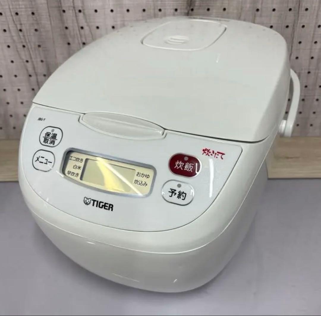 ⭐️1.2回使用品　TIGER JBG-Y 炊飯器 ホワイト