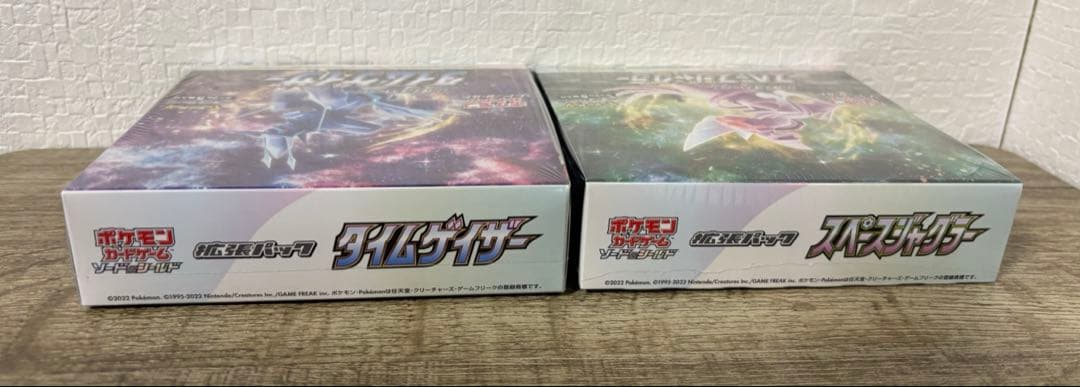 ポケモンカードゲーム タイムゲイザー・スペースジャグラー　BOXシュリンク付き