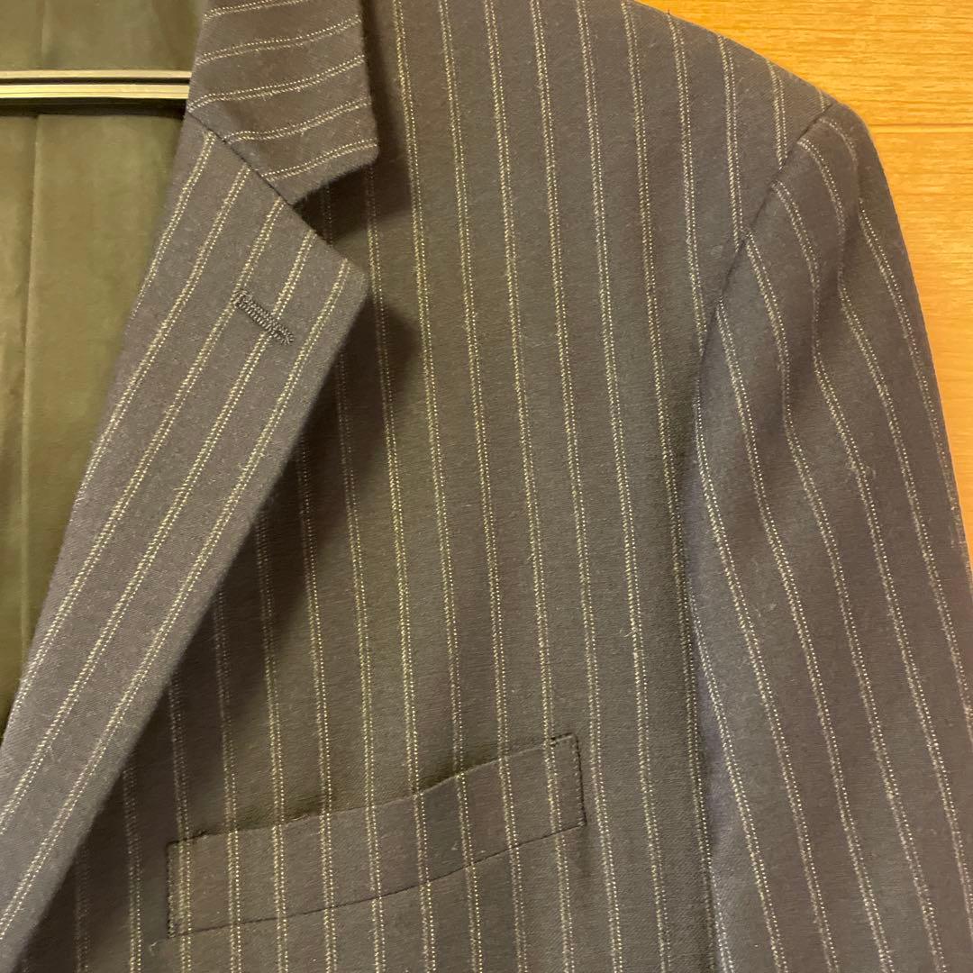 theory ネイビー ストライプ ビジネススーツ 40R