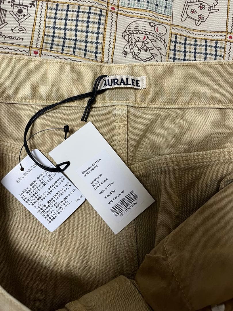 auralee 25ss ダックペインターパンツ