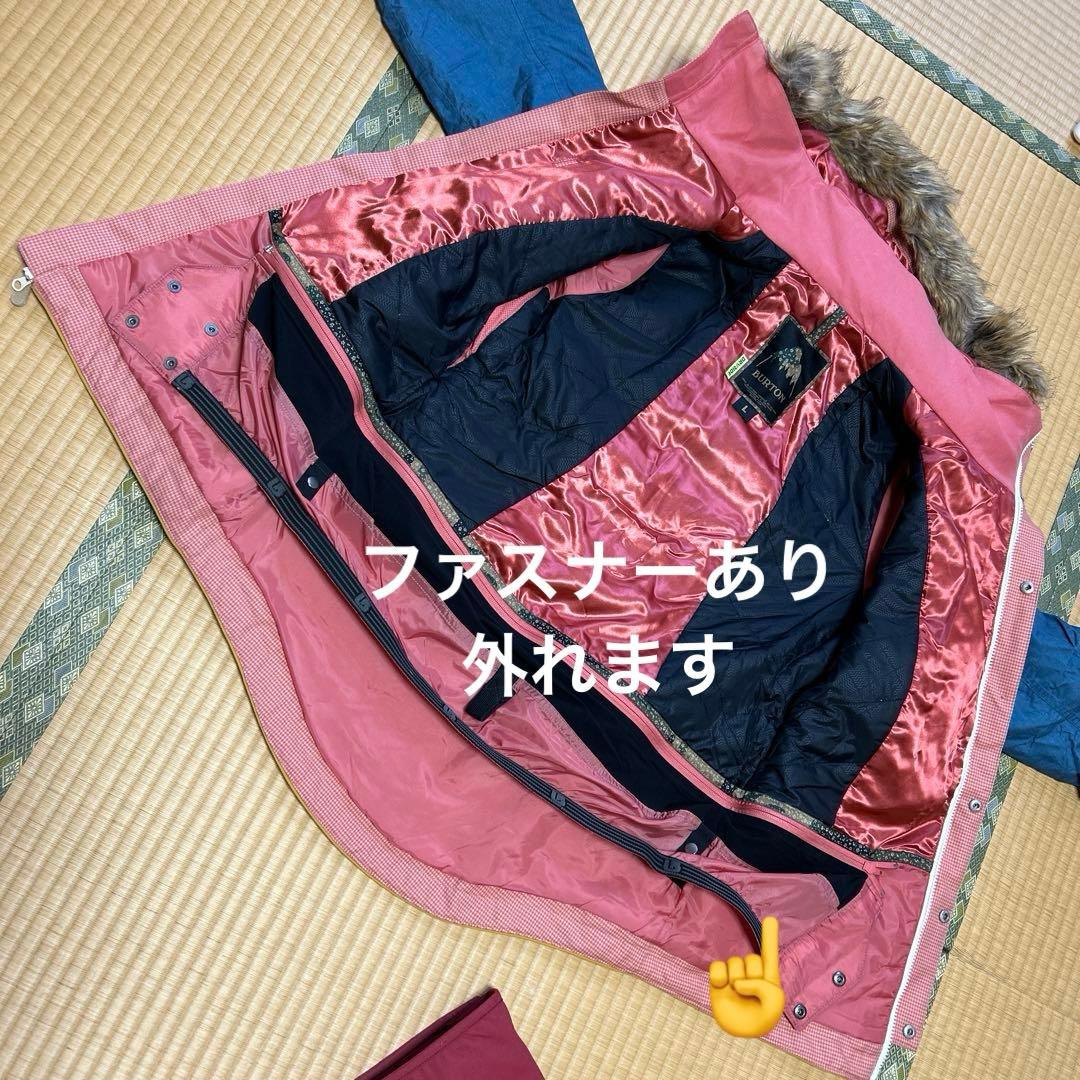 スキーウェア上下 女性用 Burton上着 kissmarkパンツ スノボー