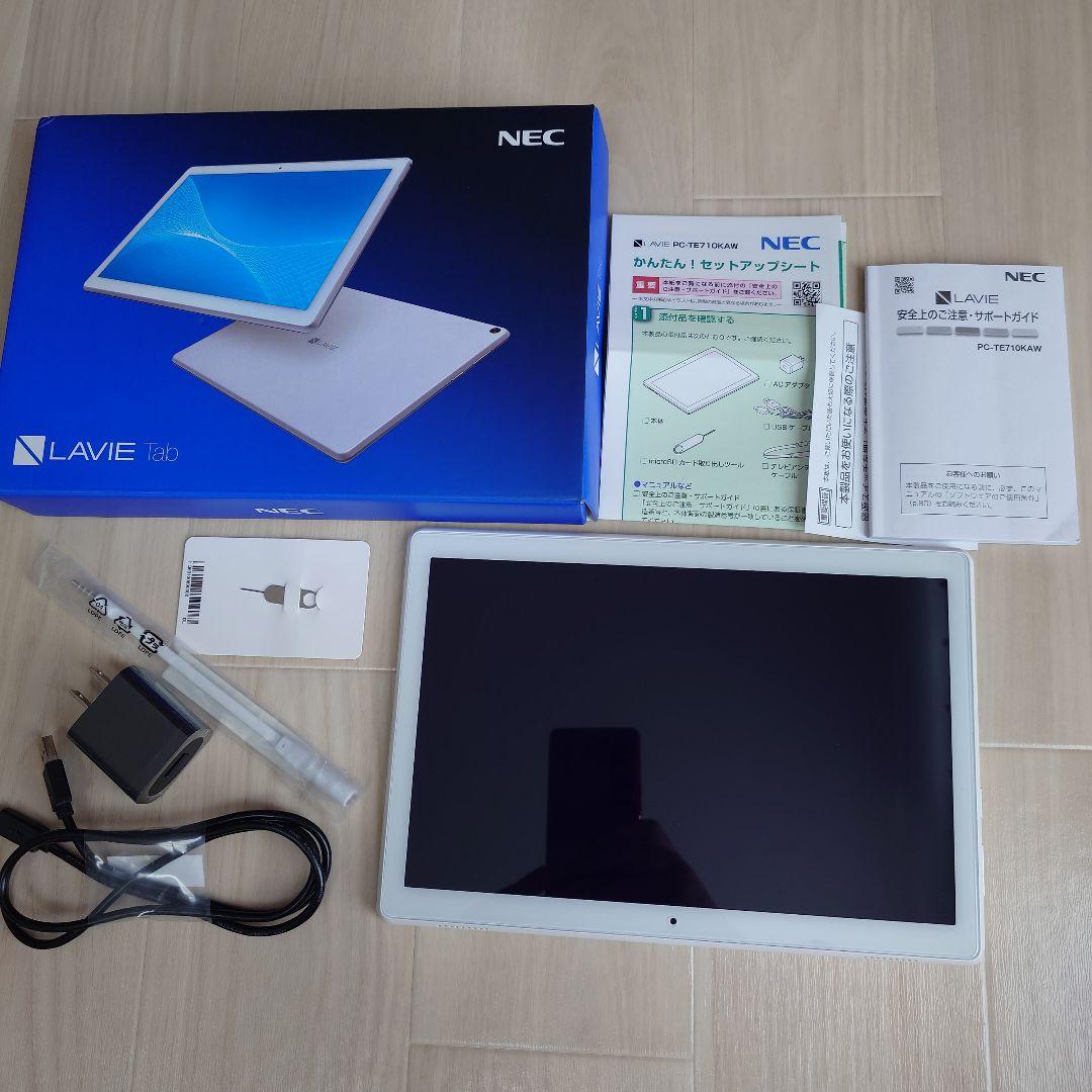 Androidタブレット本体 NEC LAVIE Tab PC-TE710KAW