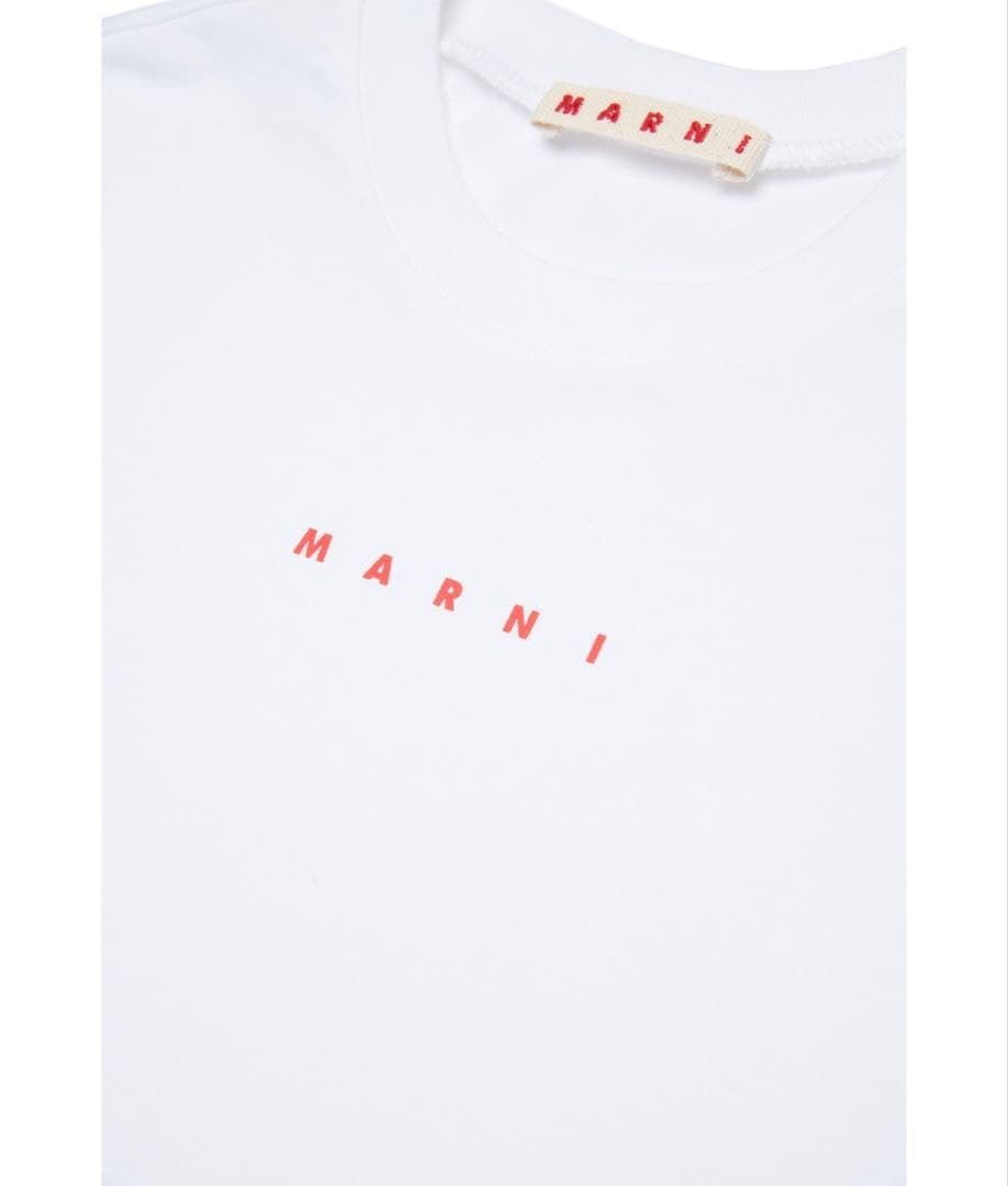 MARNI ロゴ入り ホワイト Tシャツ 半袖