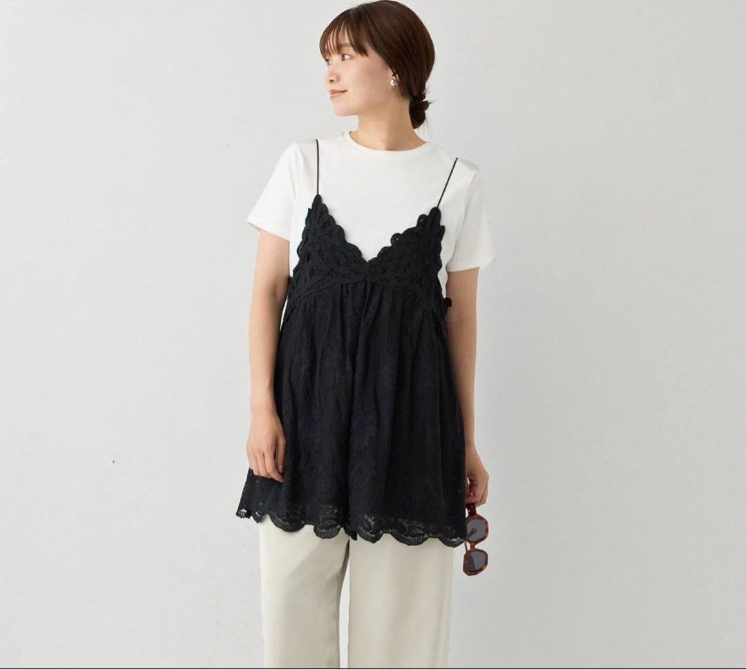 IENA⭐︎アンティークチュールバテンキャミ